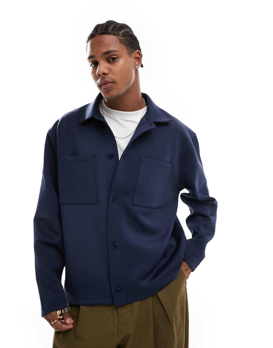 Oversized Scuba Jacket
