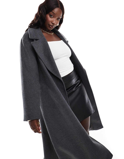 Curve Oversized Wrap Coat