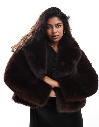 Curve Faux Fur Coat