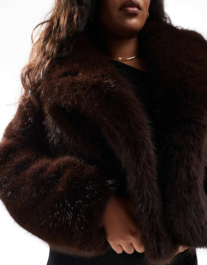 Curve Faux Fur Coat