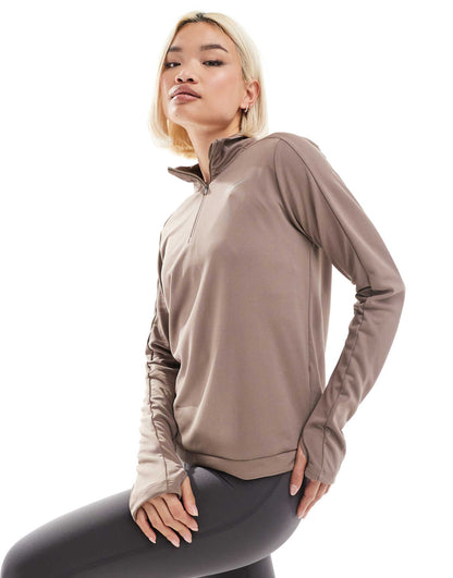 Running Pacer Dri-Fit 1/4 Zip Long Sleeve Top