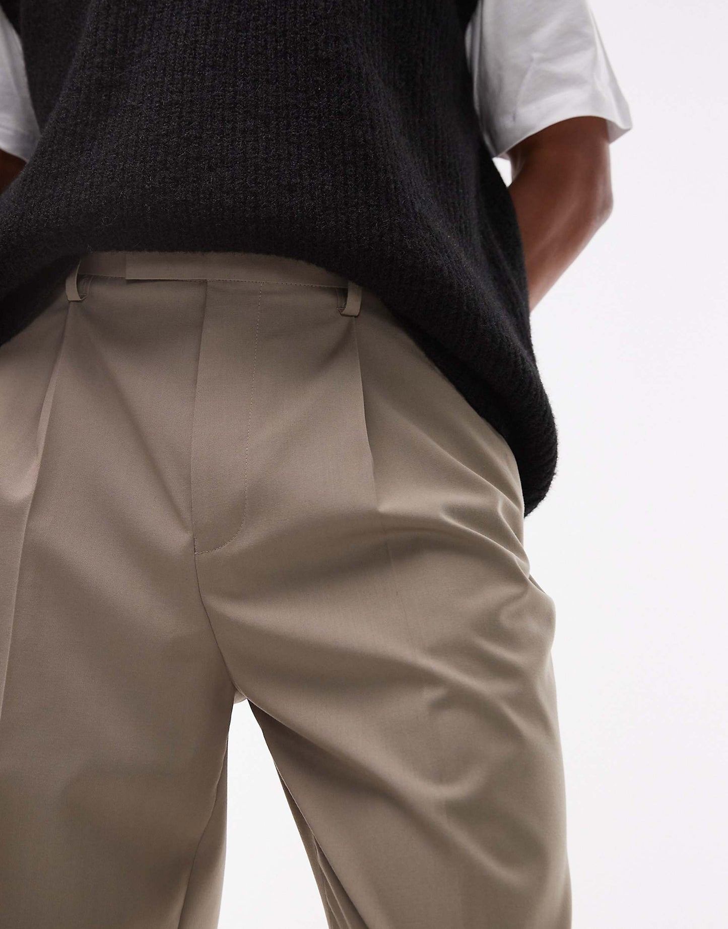 Highwaist Relaxed Suit Trousers