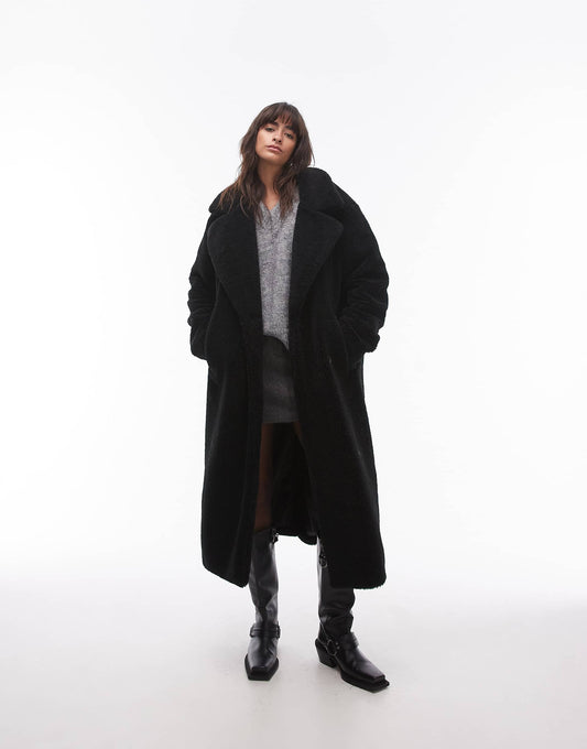 Longline Chuck On Borg Jacket