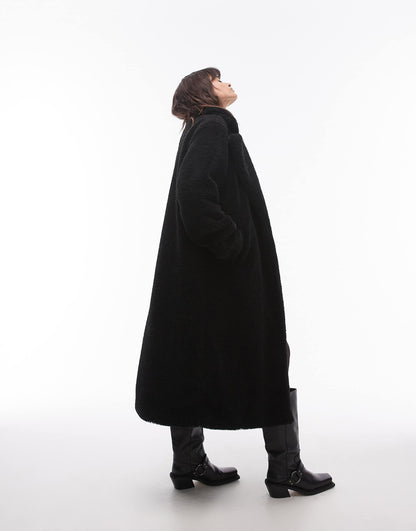 Longline Chuck On Borg Jacket