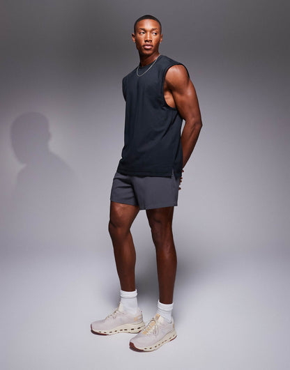 Brushed Finish Oversized Pump Training Vest