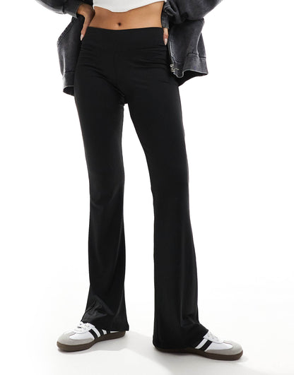 Polyamide Sculpt Flare Trouser