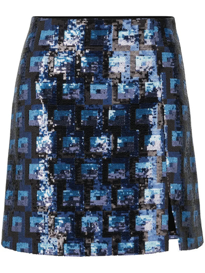 Rasalle Squinned Mini Skirt