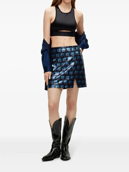 Rasalle Squinned Mini Skirt