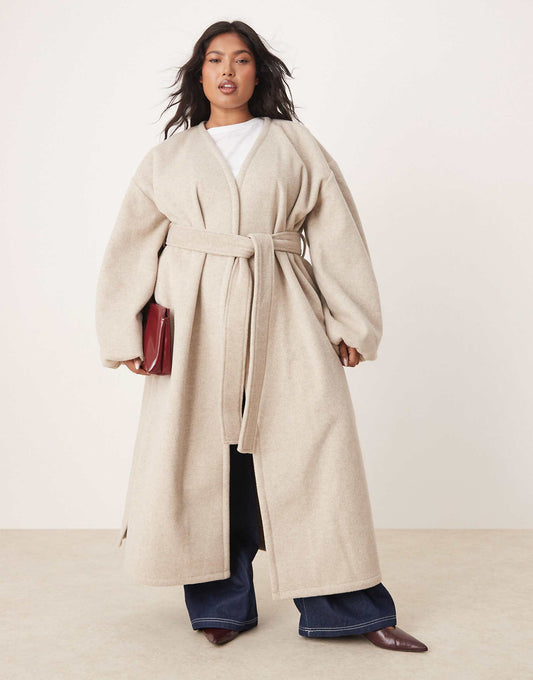 Curve Lightweight Longline Formal Coat