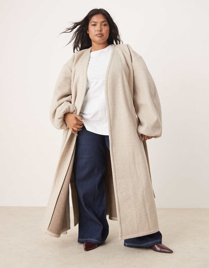 Curve Lightweight Longline Formal Coat