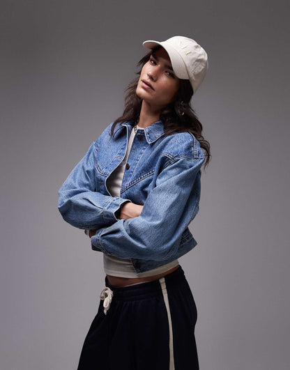 Western Shrunken 90S Denim Jacket