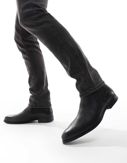 Reggie Formal Leather Chelsea Zip Boots