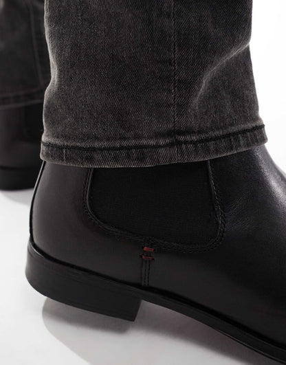 Reggie Formal Leather Chelsea Zip Boots