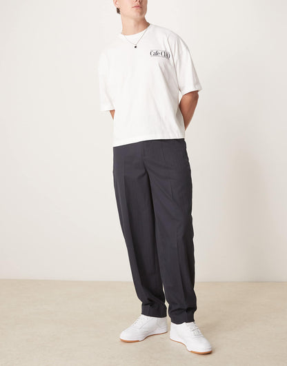 Smart Oversized Tapered Trousers