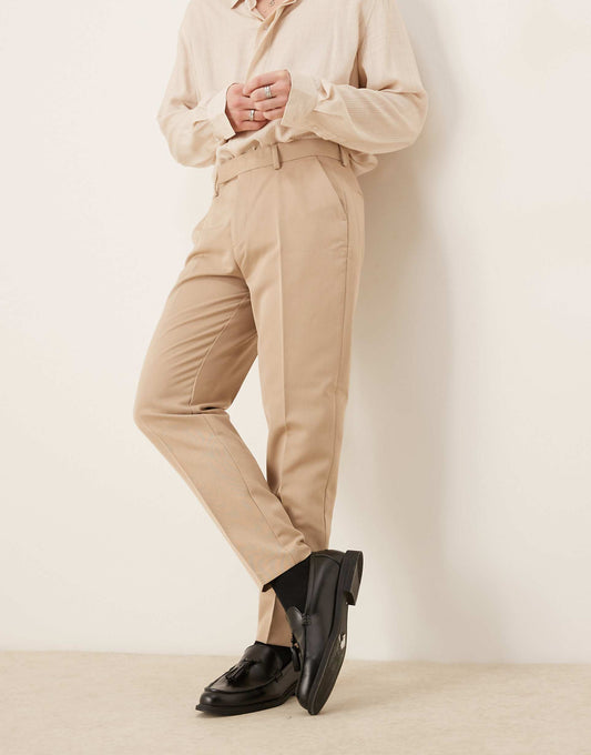 Smart Tapered Fit Trousers