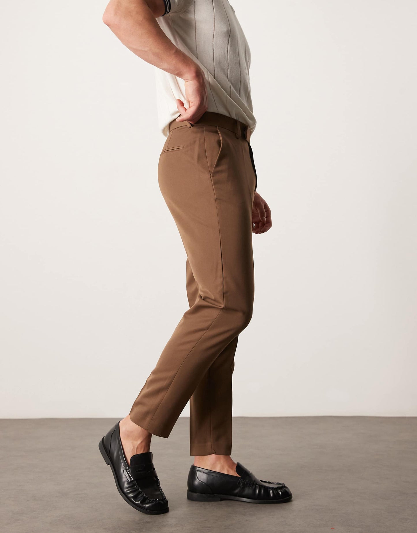 Smart Tapered Fit Trousers
