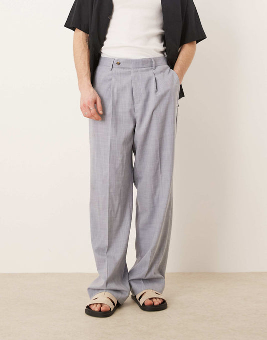 Smart Wide Leg Trousers With Front Pleat