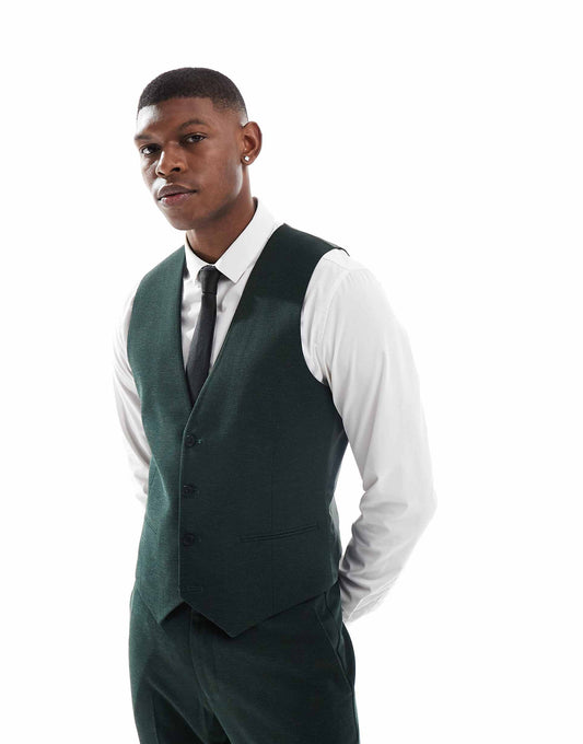 Wedding Skinny Suit Waistcoat