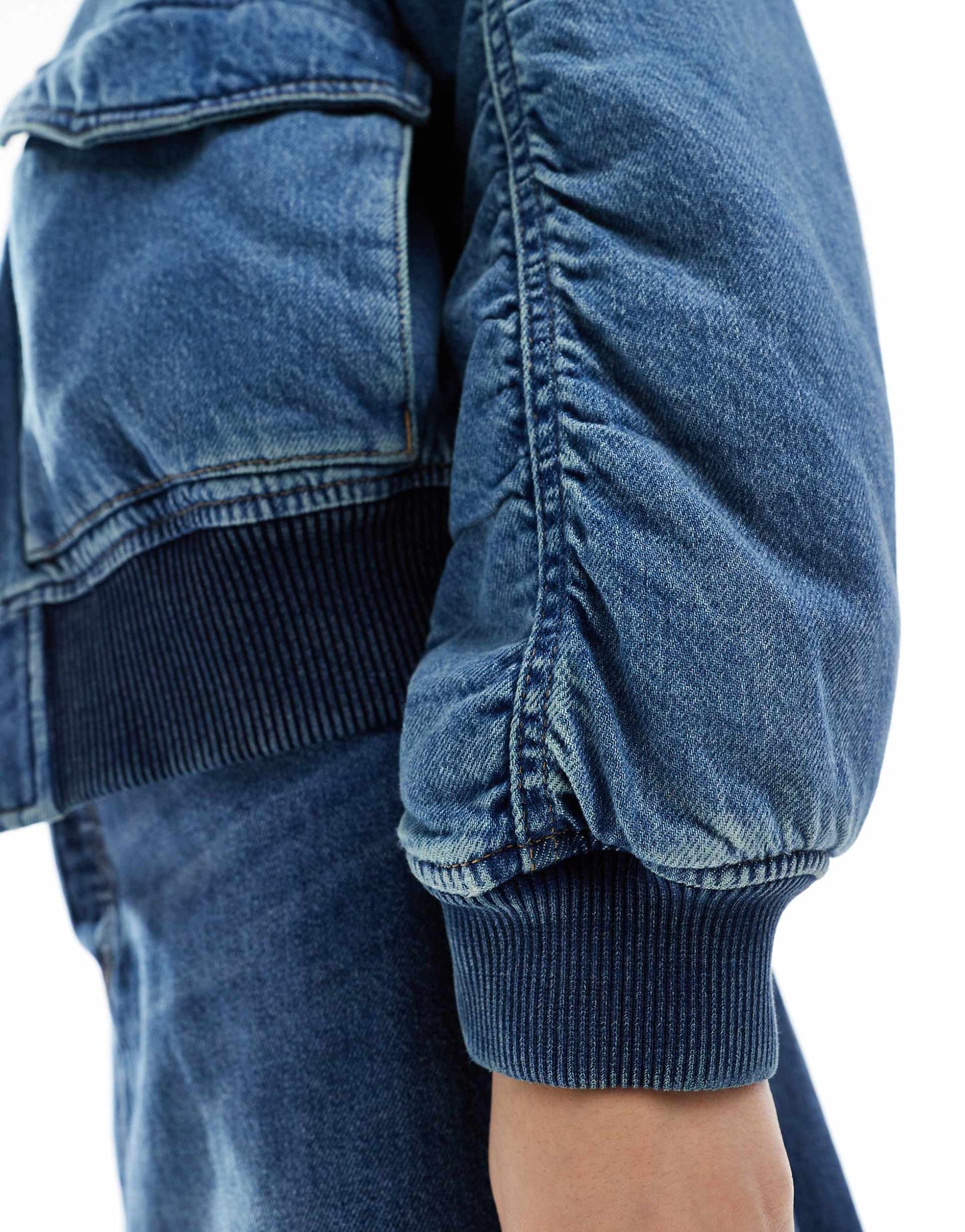 Denim Bomber Jacket