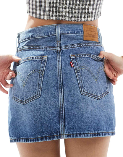 Western Icon Denim Skirt
