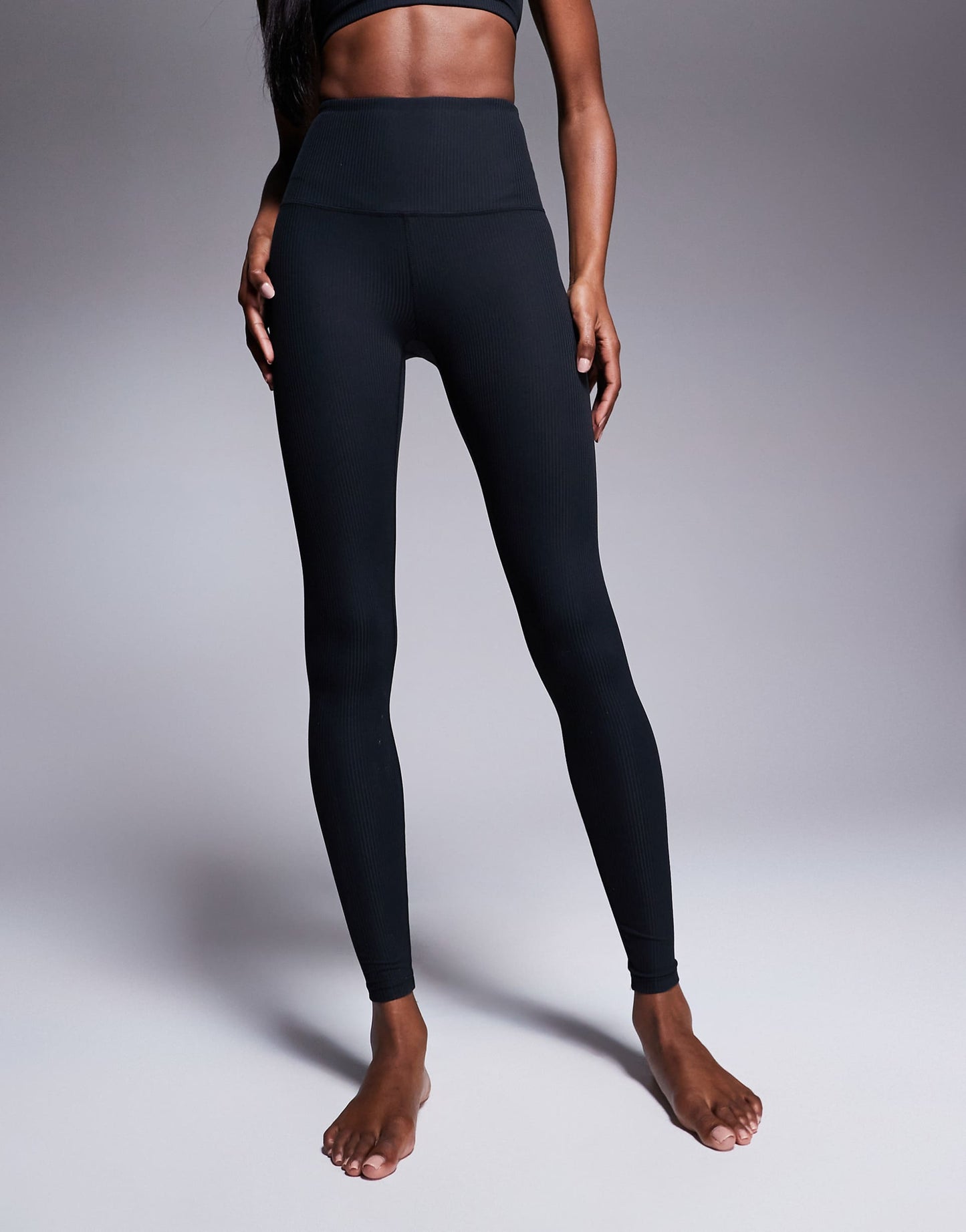 Soft Touch Rib High Waist Gym Legging