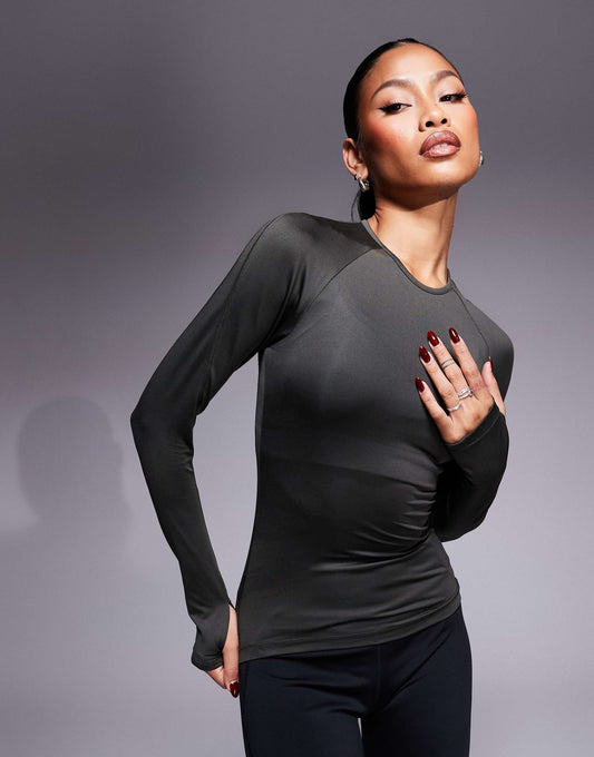 Icon Slim Fit Active Long Sleeve Top