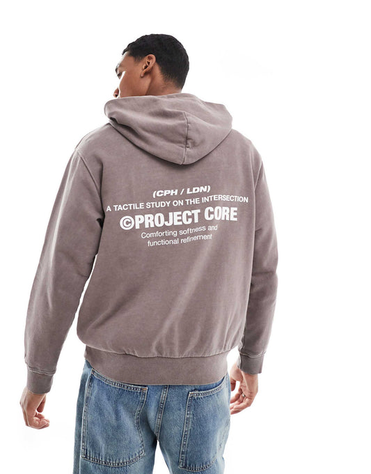 Back Print Oversized Hoodie