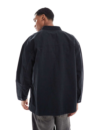 Heavy Twill Washed Overshirt