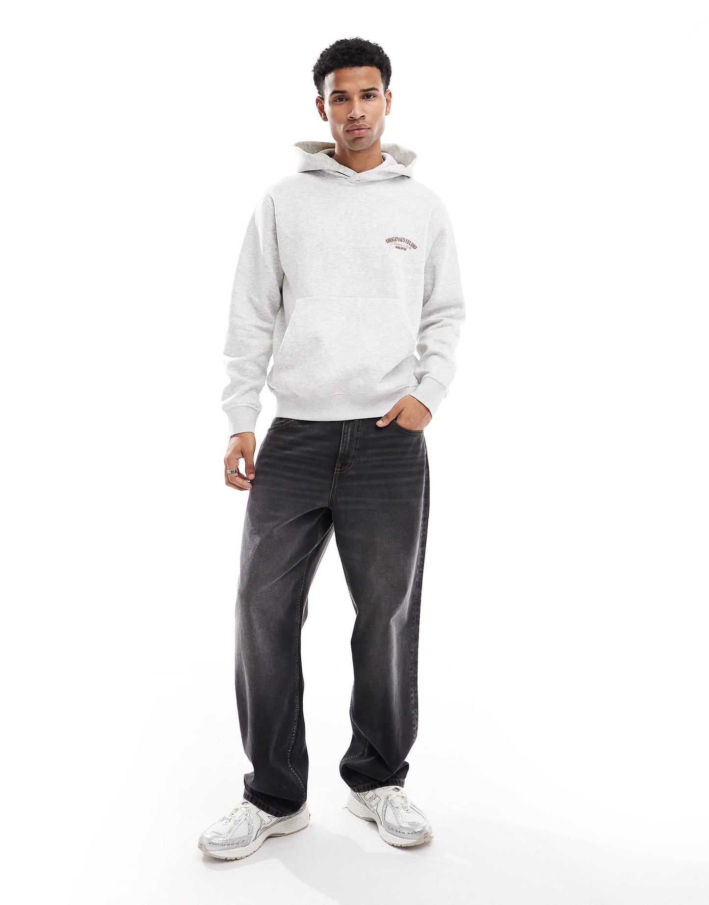 Oversized Back Print Hoodie