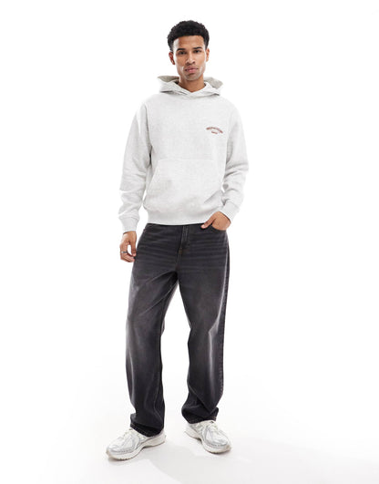 Oversized Back Print Hoodie