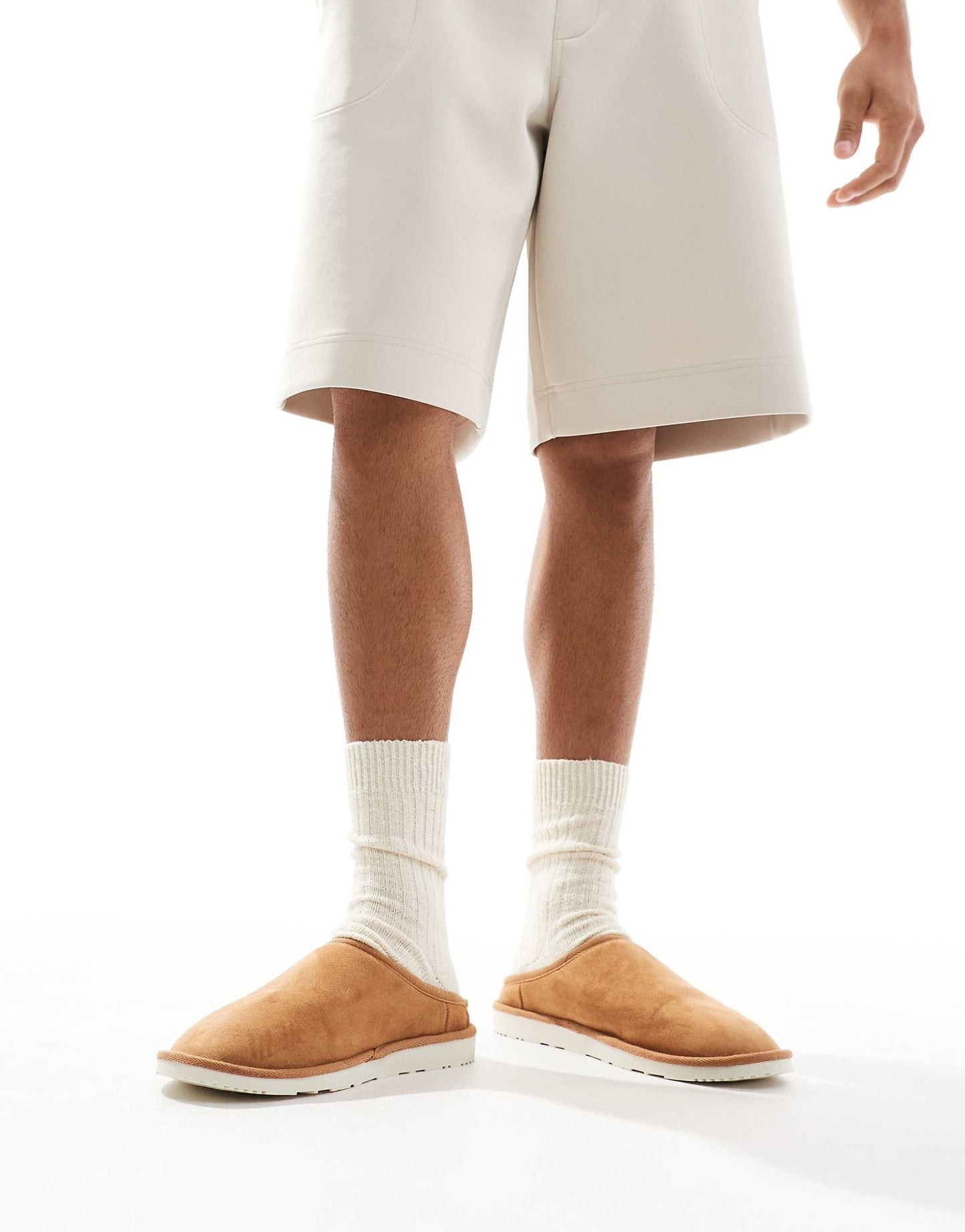 Faux Suede Mule Slipper