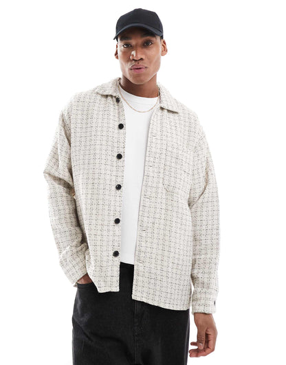 Textured Overshirt