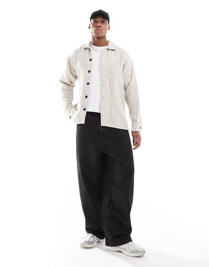 Textured Overshirt