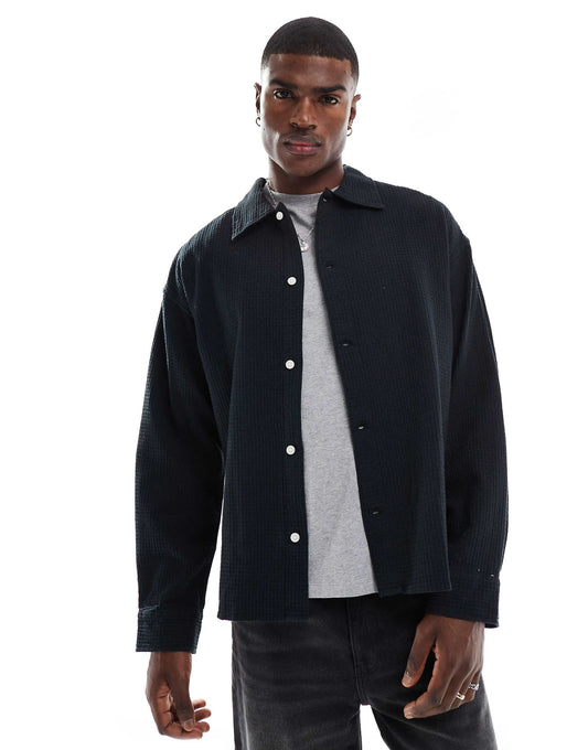 Oversized Textured Shirt