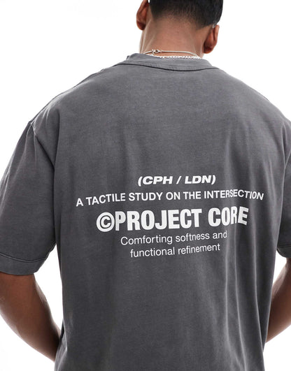 Super Oversized T-Shirt With Project Core Print