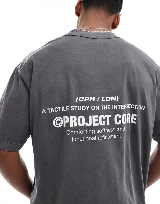 Super Oversized T-Shirt With Project Core Print