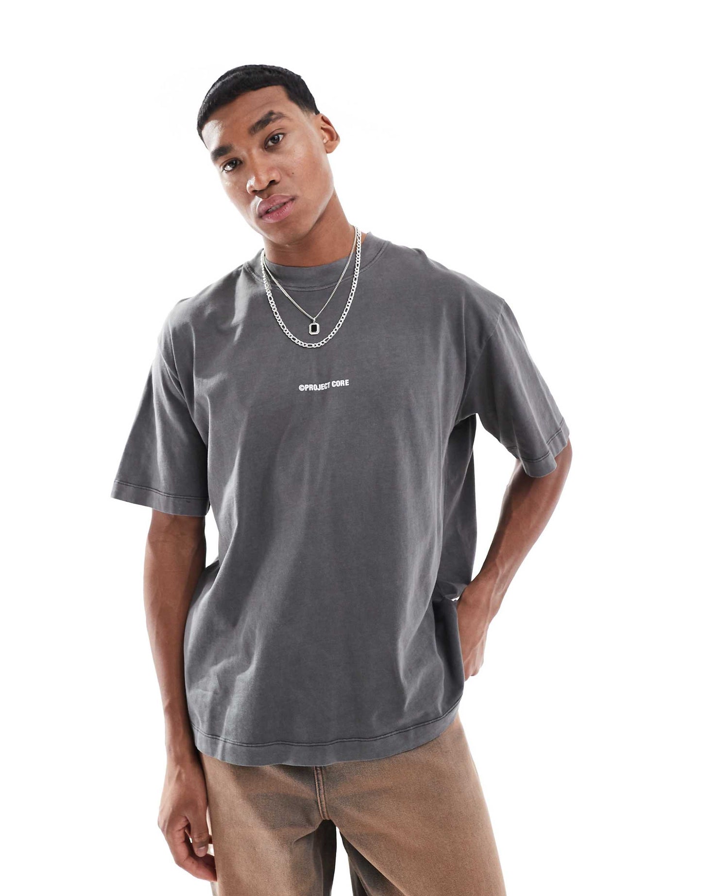 Super Oversized T-Shirt With Project Core Print