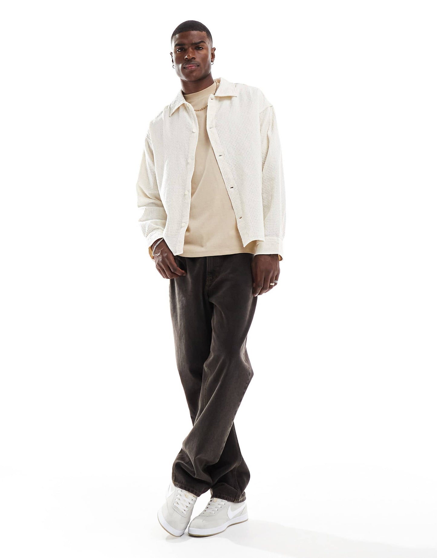 Oversized Textured Shirt