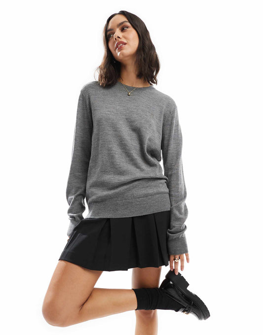 Crew Neck Knit Jumper