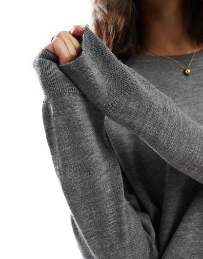 Crew Neck Knit Jumper