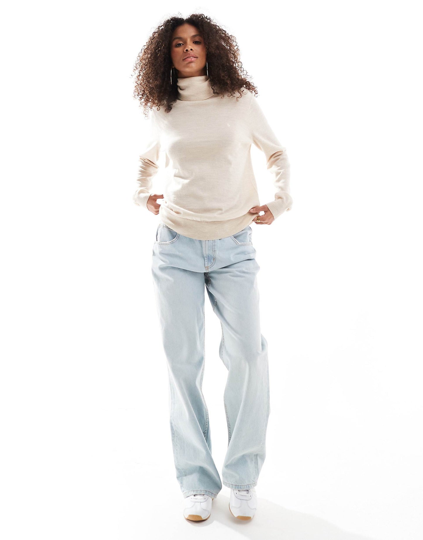 Roll Neck Knit Jumper