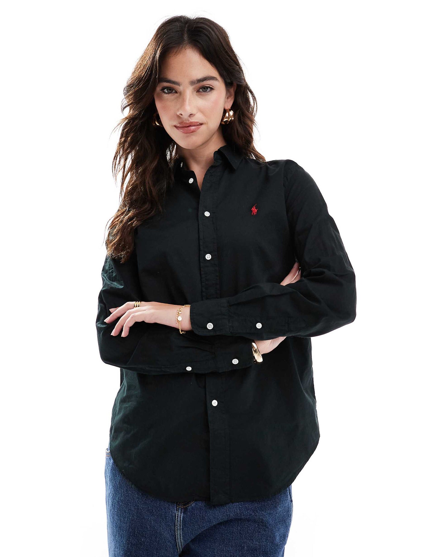 Relaxed Fit Shirt With Icon Logo