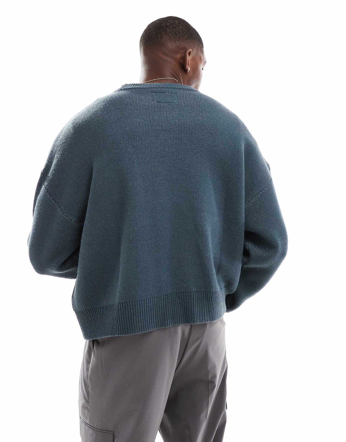 High Neck Cropped Jumper
