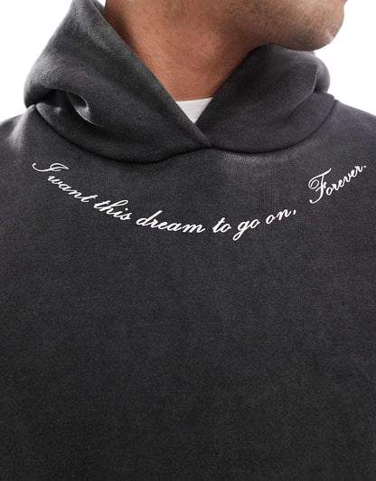 Forever Embroidered Script Hoodie