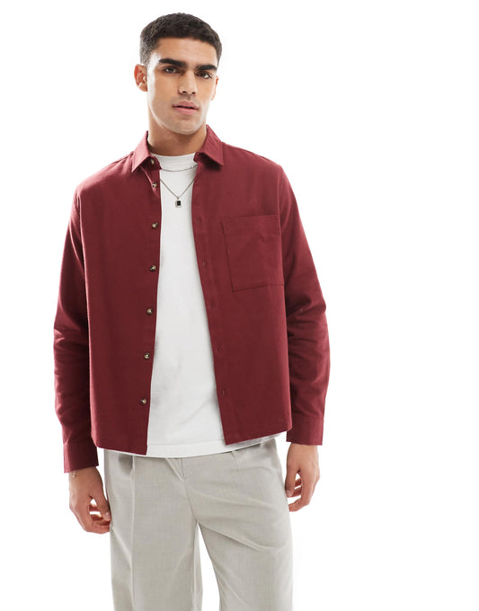 Boxy Brushed Oxford Regular Shirt
