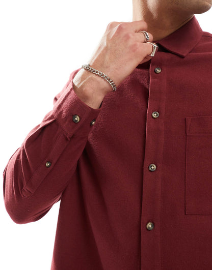 Boxy Brushed Oxford Regular Shirt