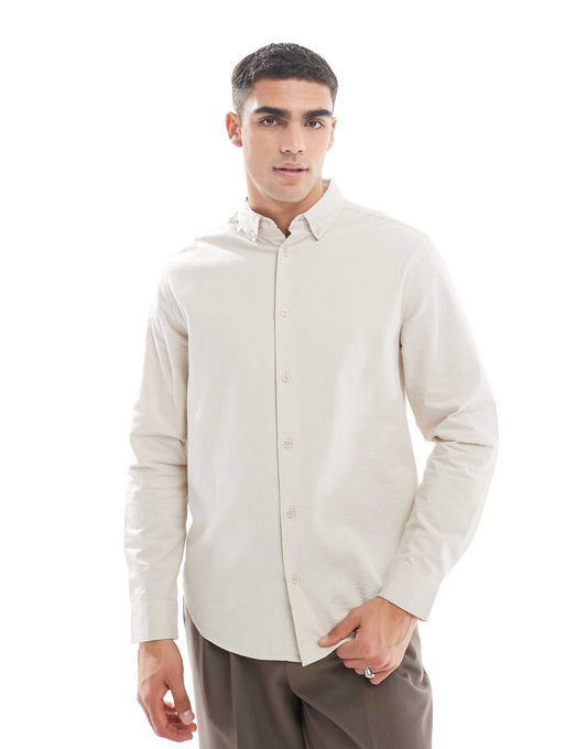 Regular Seersucker Shirt