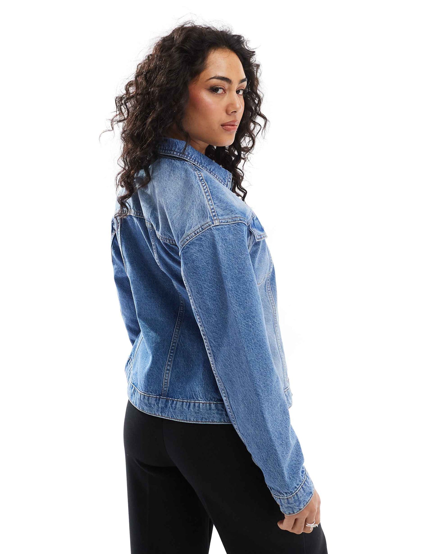 Denim Cinched Jacket