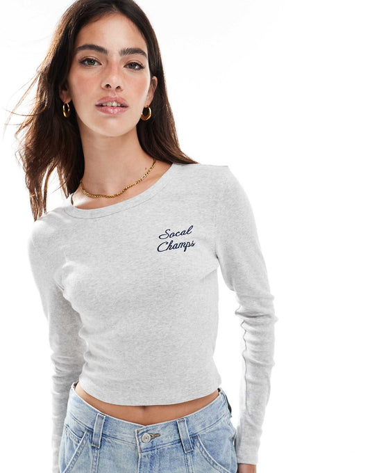 Athletics Raw Edge Long Sleeve Tshirt