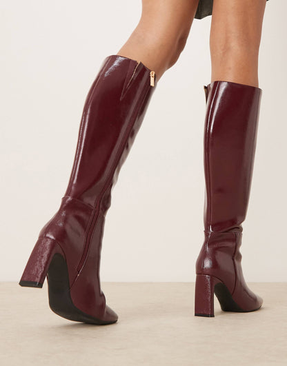 Heeled Knee Boot